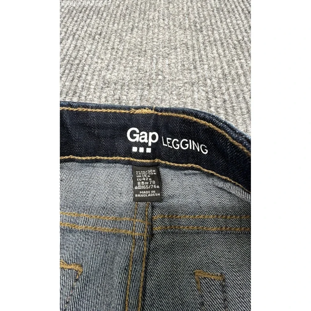 Gap Womens Leggings Size Denim Blue Skinny Regular Fit - Size Size 10/30R
